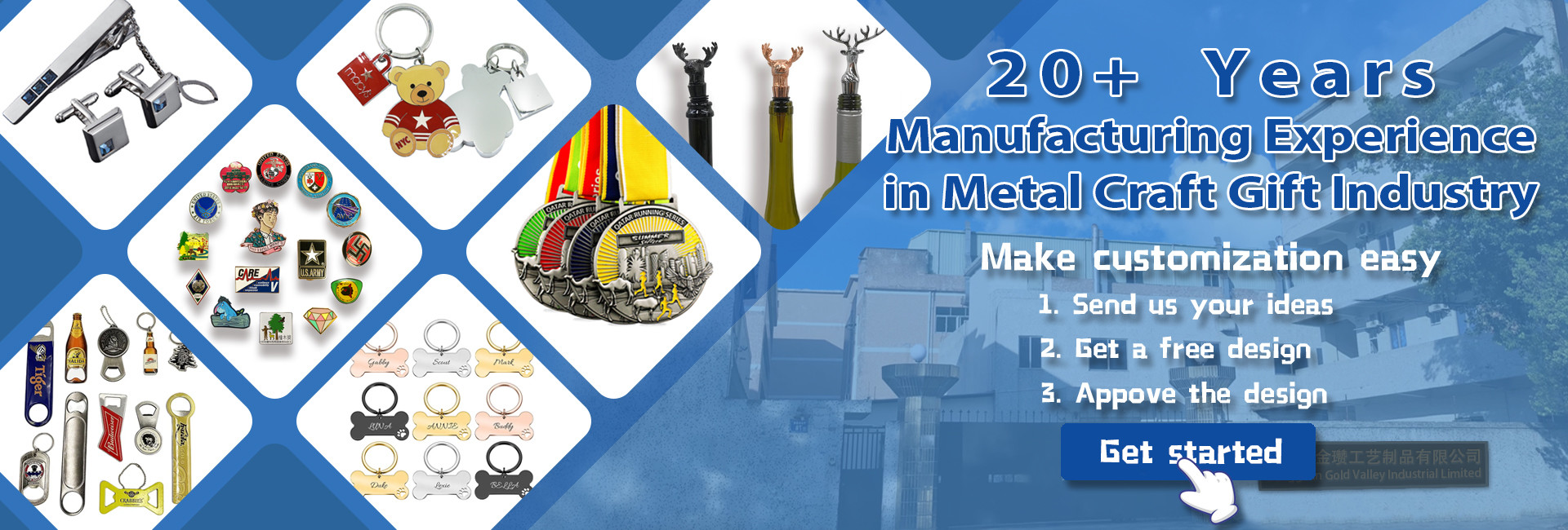 calidad medalla de encargo fábrica