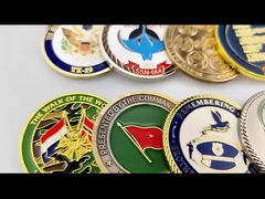 Moneda de recuerdo Moneda de desafío Moneda de recuerdo de aleación de zinc de metal suave y duro